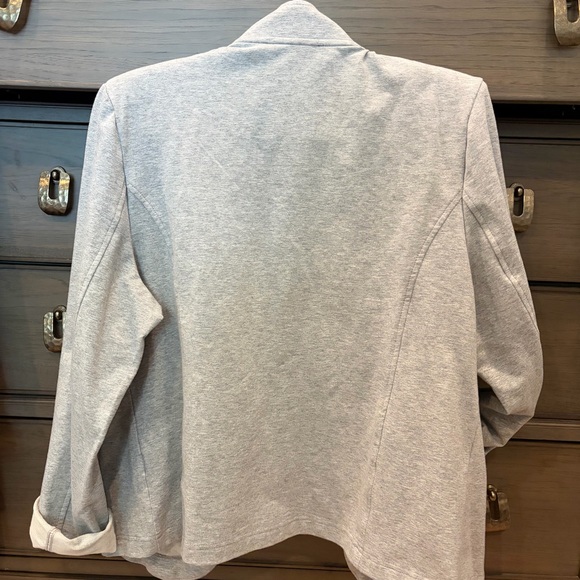 NWOT Tommy Hilfiger military cardigan / blazer stretch French Terry - Picture 3 of 8